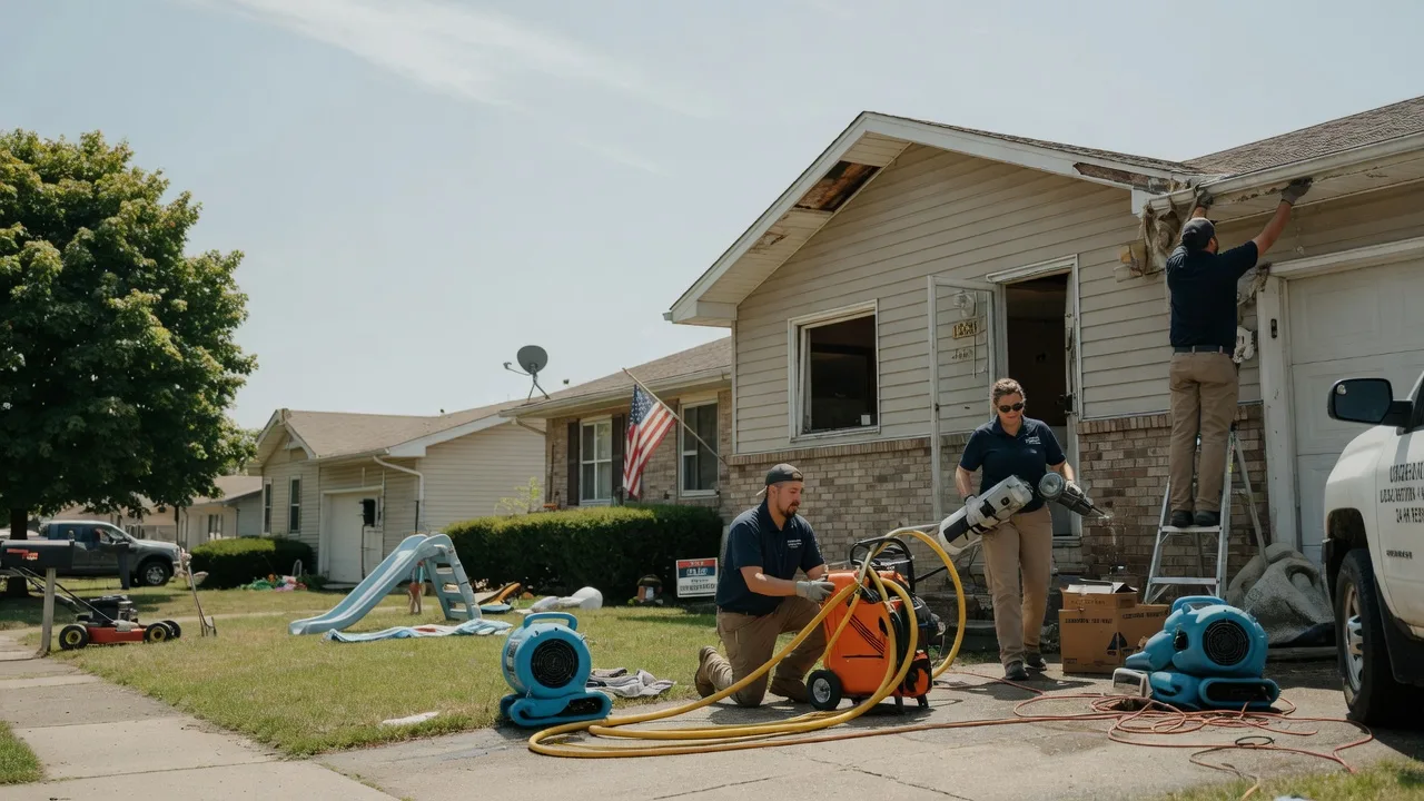 Water Damage Restoration in Peabody, KS near me